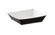 BLACK 5" SQUARE BURGER TRAY 120 X 120 X3 5MM X500