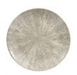 CHURCHILL SUPER VITRIFIED STUDIO PRINTS STONE AGATE GREY COUPE PLATE 10.2"