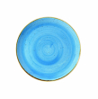 CHURCHILL SUPER VITRIFIED STONECAST CORNFLOWER BLUE COUPE PLATE 10.2"