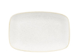 CHURCHILL SUPER VITRIFIED STONECAST BARLEY WHITE CHEF'S OBLONG PLATE 11.8X7.8"