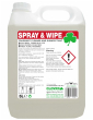 SPRAY & WIPE - FRAGRANCED BACTERICIDAL CLEANER 5 LITRE