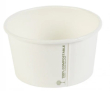 12OZ BIODEGRADABLE SOUP CUP WHITE 11.5CM X 6.1CM