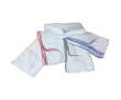 CLEANWORKS DISHCLOTHS WHITE WITH COLOURED EDGE