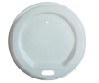 10/12/16OZ COMPOSTABLE SIP-THRU LID PLA WHITE