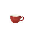 GENWARE PORCELAIN RED BOWL SHAPED CUP 8.8OZ