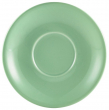 GENWARE PORCELAIN GREEN SAUCER 5.3"