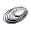 STAINLESS STEEL OVAL MEAT FLAT 16X10"