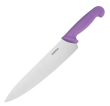 HYGIPLAS COOKS KNIFE 10'' PURPLE HANDLE