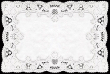 WHITE LACE TRAYPAPER 353X255MM