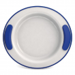 ORNAMIN KEEP WARM PLATE 25.5CM BLUE/WHITE