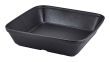 GENWARE FORGE STONEWARE BLACK BUFFET SQUARE ROASTER 84.5OZ