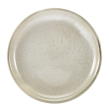GENWARE TERRA PORCELAIN GREY COUPE PLATE 7.5"