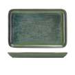TERRA PORCELAIN AQUA GREEN  RECTANGULAR PLATTER 30 X 20CM