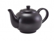 GENWARE PORCELAIN MATT BLACK TEAPOT 45CL/15.75OZ