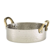 GENWARE HAMMERED STAINLESS STEEL MINI CASSEROLE DISH 14OZ