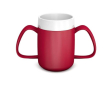 ORNAMIN RED 2 XXL HANDLED MUG INTERAL CONE