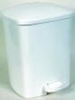 LUCY PEDAL BIN 15LTR WHITE