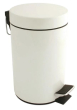 WHITE PEDAL BIN  3LTR 167 X 270MM CL150-W