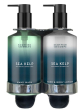 SEA KELP CHROME DOUBLE DISPENSER FOR 300ML BOTTLES