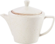 DPS PORCELITE SEASONS OATMEAL CONIC TEAPOT 18OZ