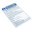 PREVENT CROSS CONTAMINATION WASH HANDS SIGN