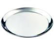STAINLESS STEEL ROUND TRAY 14" 350MM 52139