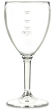 ELITE PREMIUM POLYCARBONATE WINE GLASS 11OZ/325ML LINED 125ML, 175ML & 250ML CE