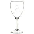 ELITE PREMIUM POLYCARBONATE WINE GLASS 9OZ/270ML LINED AT 125ML & 175ML CE