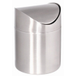 SWING TOP TABLETOP BIN STAINLESS STEEL