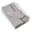 WONDERDRY TEA TOWEL BLACK & WHITE CHECK X10
