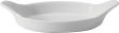 UTOPIA WHITE SUPER VITRIFIED PORCELAIN TITAN OVAL EARED DISH 8.5"