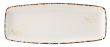 UTOPIA VITRIFIED PORCELAIN CREAM UMBRA OBLONG PLATE 12"