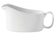 UTOPIA WHITE SUPER VITRIFIED PORCELAIN TITAN SAUCE BOAT 7OZ