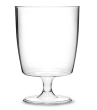 SHORT STEMMED WINE GLASS 6.7OZ PLASTIC 200ML X250