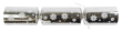 12" SILVER SNOWFLAKE CRACKERS