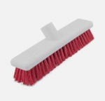 12" STIFF BROOMHEAD INTERCHANGE RED
