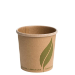 ENVIROWARE COMPOSTABLE 12OZ KRAFT SOUP CONTAINER KEL2SC12