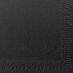 DUNI COCKTAIL NAPKIN 24CM 3PLY BLACK
