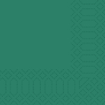 DUNI TISSUE NAPKIN 24CM 3PLY DARK GREEN