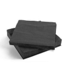 TABLE SMART COCKTAIL NAPKIN 25CM 2PLY BLACK