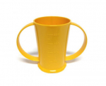2 HANDLED BEAKER YELLOW 20CL