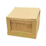 POPPIES NAPKIN 33CM 2PLY KRAFT PLAIN RECYCLED