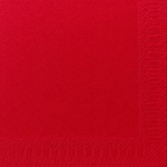 POPPIES NAPKINS 33CM 2PLY RED