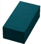 40CM DUNISOFT NAPKIN OCEAN TEAL 8FOLD BIOSOFT X360
