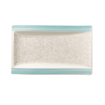 AMARAH AQUAMARIN PLATE FLAT RECTANGULAR 18X15CM / 7.1X5.9"