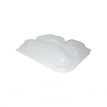HOT DELI DELUXE DOMED LID FOR 3 COMPARTMENT BASE