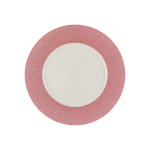 ARTIS PURITY PEARLS PLATE 29CM RIMMED PINK BAUSCHER X6