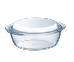 ARTIS CASSEROLE DISH 1.6+0.5L ROUND WITH LID PYREX X3