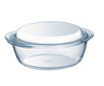 ARTIS CASSEROLE DISH 2.2+0.8L ROUND WITH LID PYREX X3