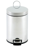 ASLOTEL STAINLESS STEEL 3LITRE PEDAL BIN E002039